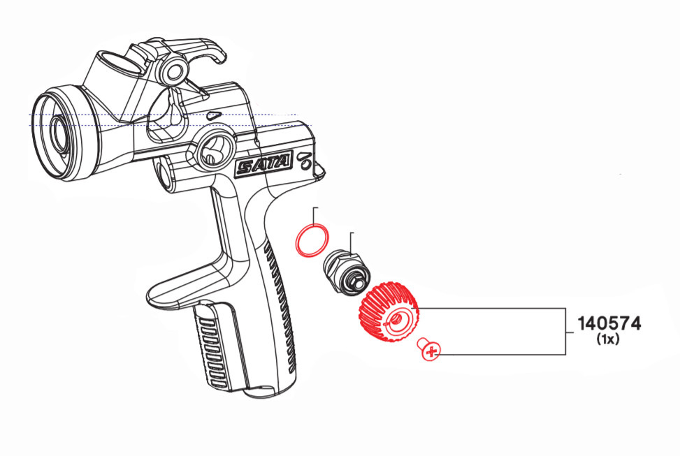 Ovladač s šroubem 140574