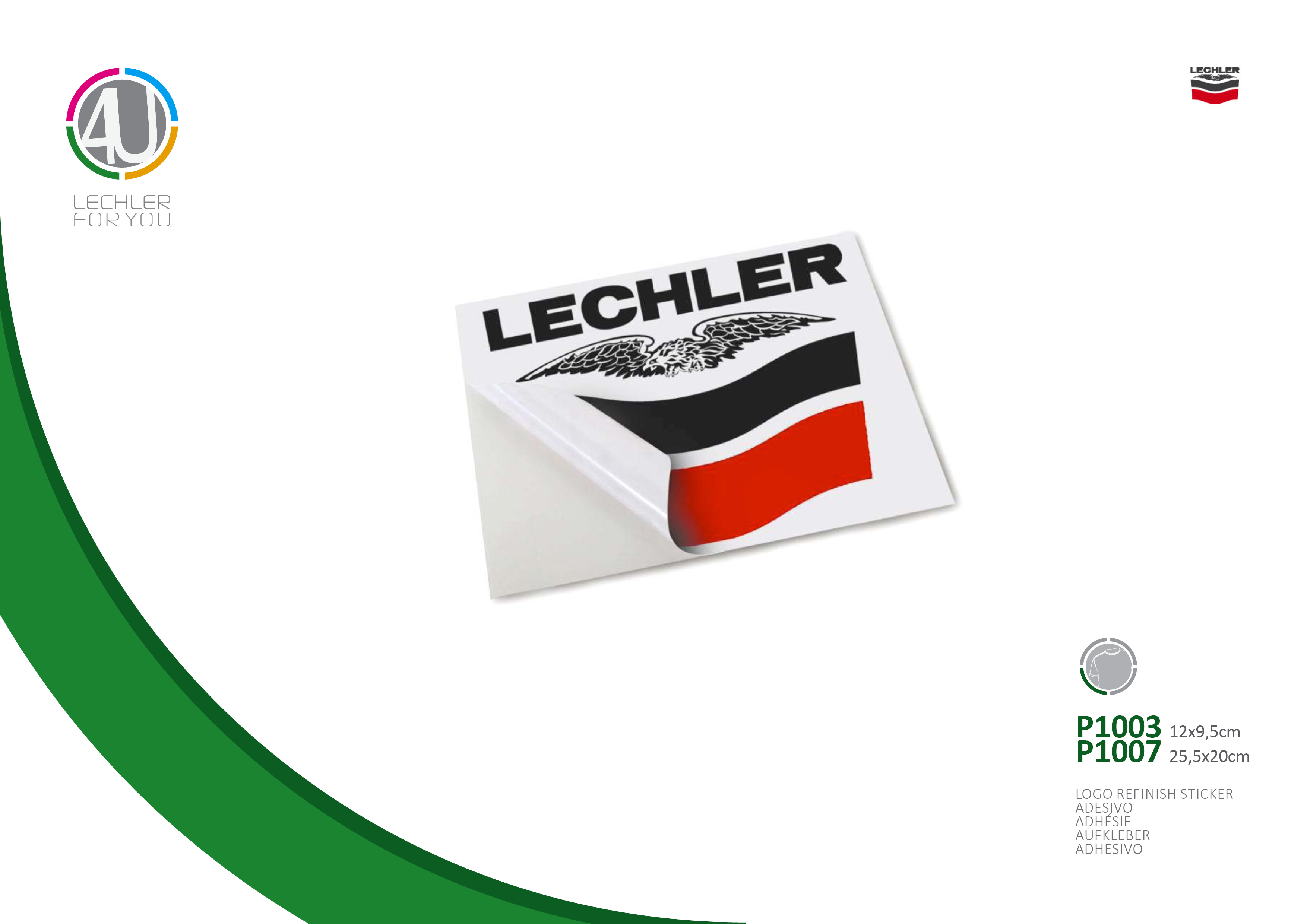 Refinish Logo Nálepka