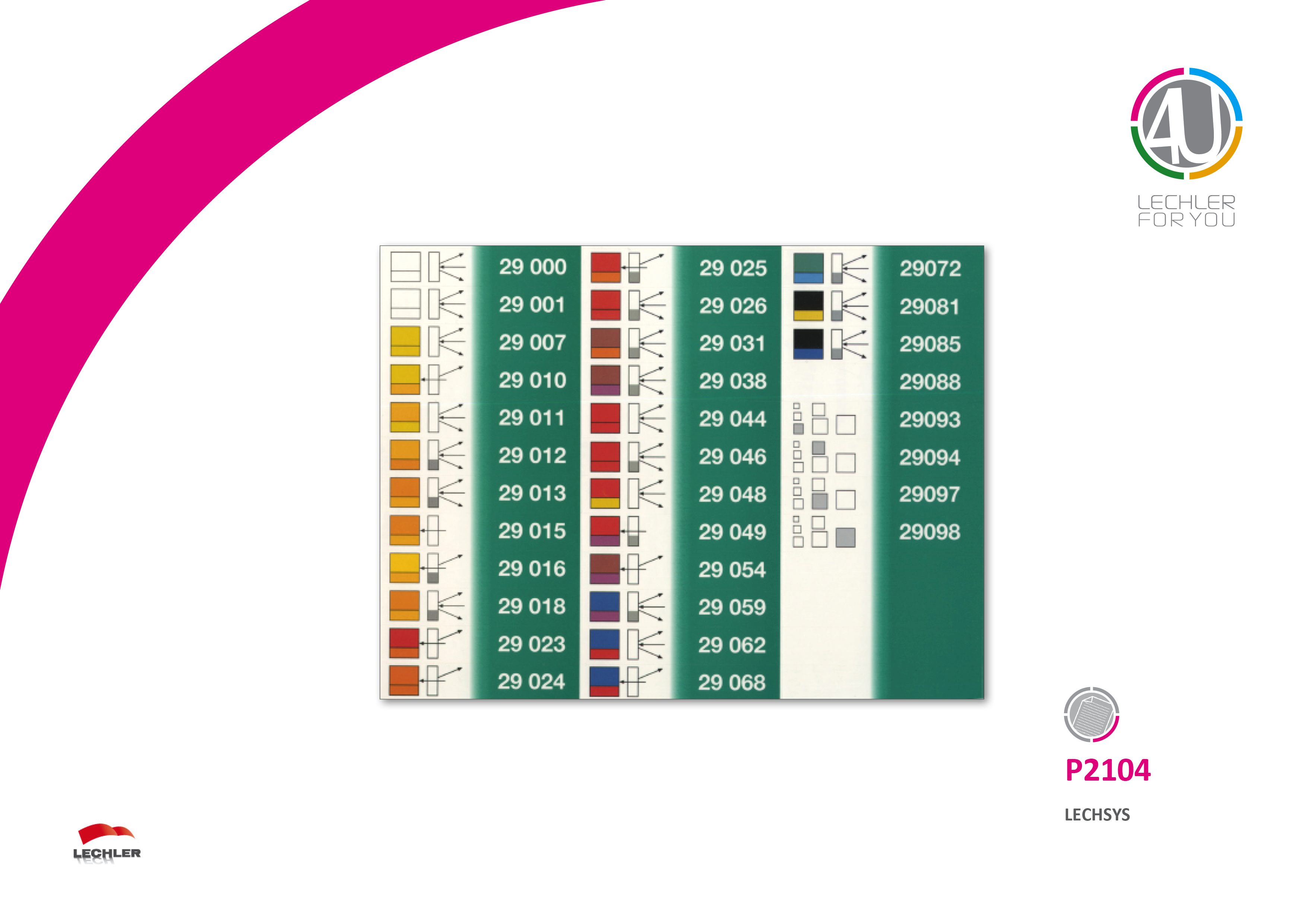 P2104 Lechsys Nálepky