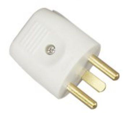 Zásuvka Round S Earth - Šedá