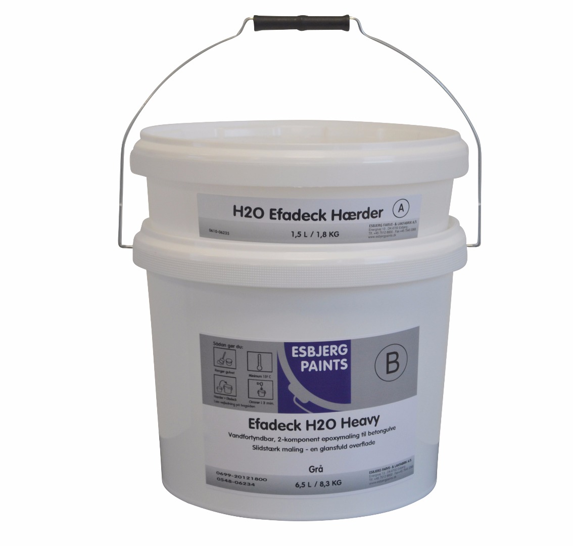 0699-8 Efadeck H2O Heavy Šedá Epoxy Maling