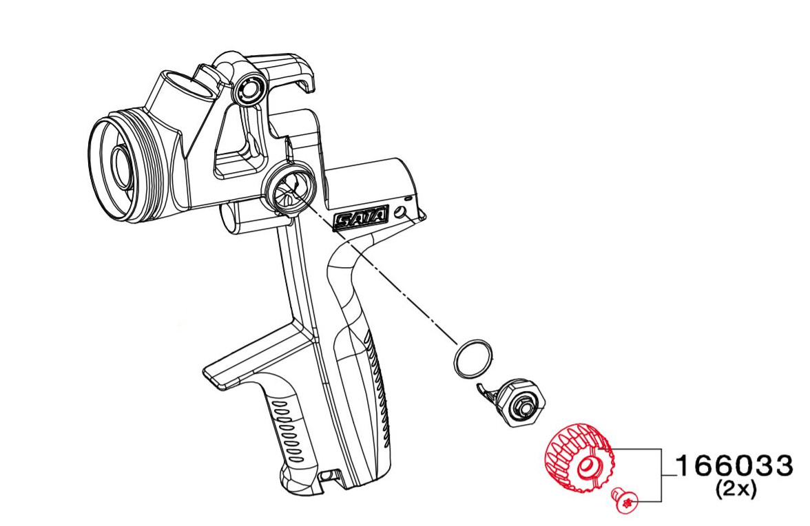 Ovládací Knoflík Se Šroubem 166033