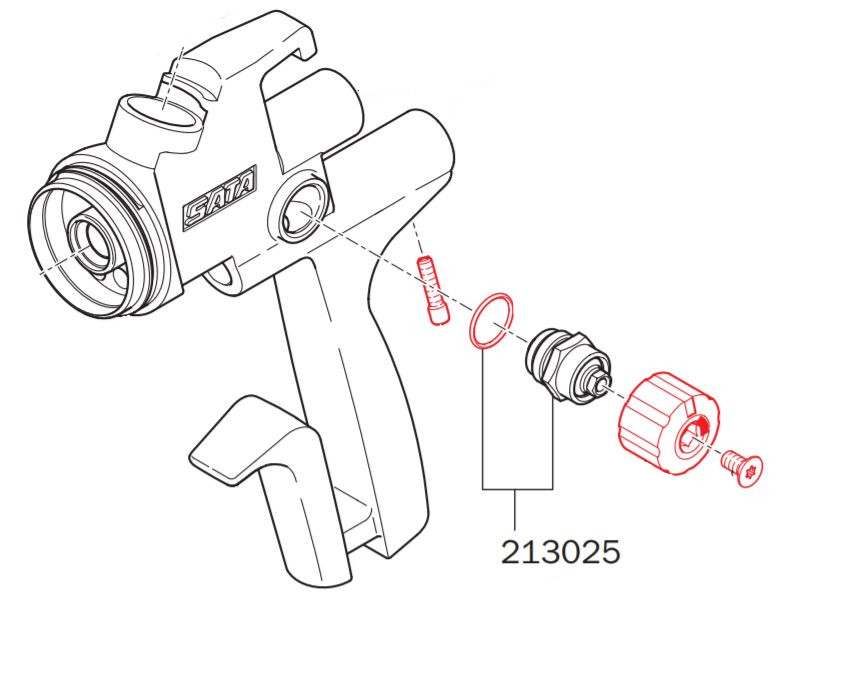 Hřídel Cpl Kulatá/Plochá Spray Control 213025